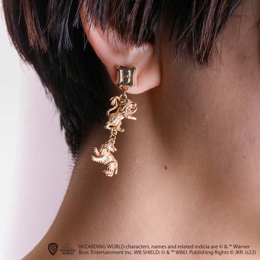 ハリーポッター トリカゴ アクセサリー ピアス ホグワーツエンブレムピアス | ハリー・ポッター マホウドコロ