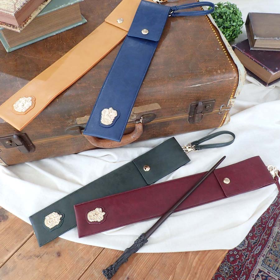 ホグワーツ4寮エンブレム杖ケース Wine Red グリフィンドール Lサイズ