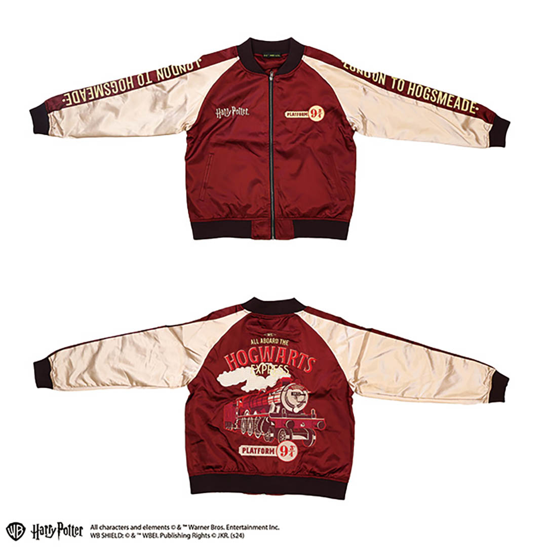 ハリーポッター スカジャン (L) ホグワーツ エクスプレス プラットフォーム ハリー・ポッター「プラットフォーム」スカジャン | ハリー・ポッター