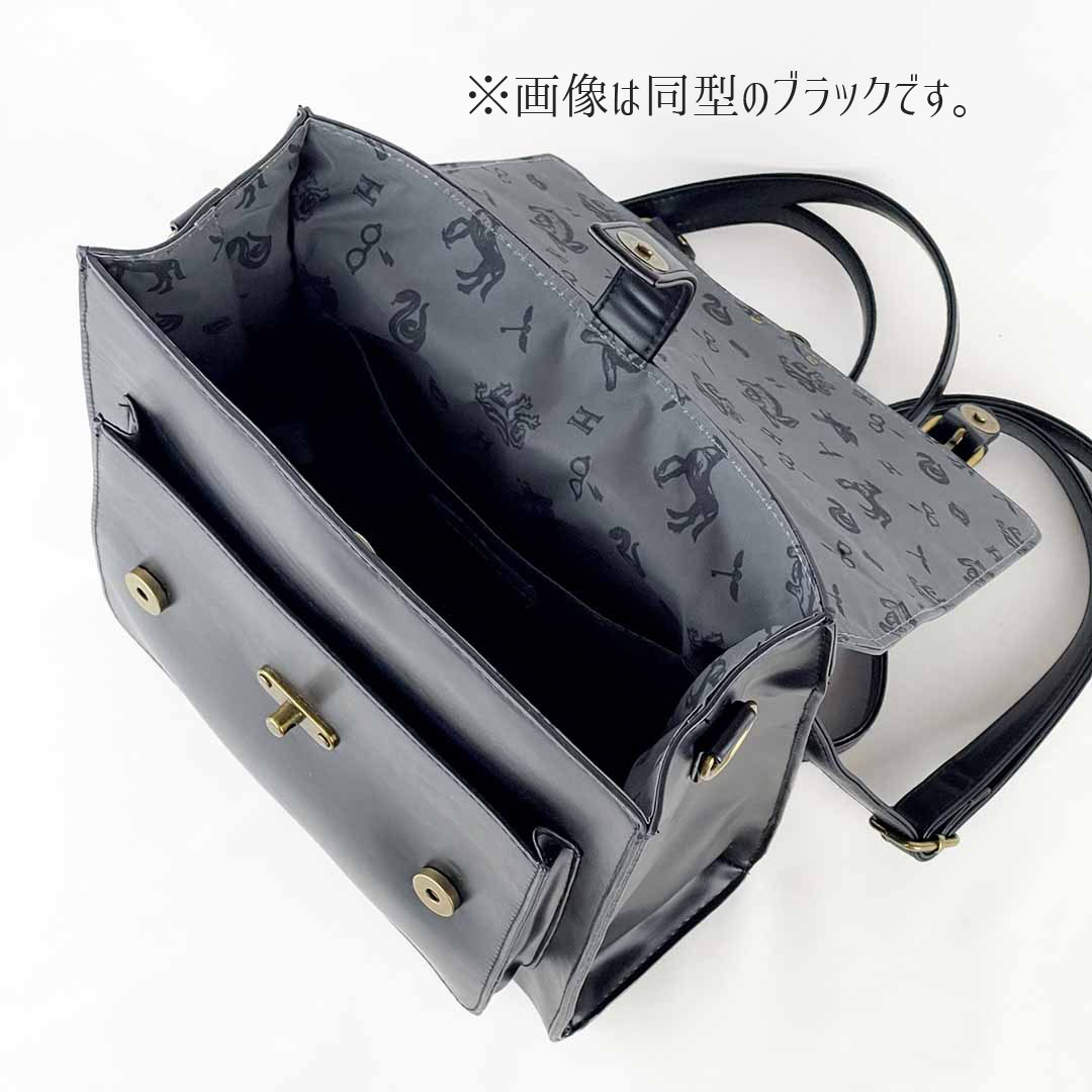 Harry Potter Flapper ショルダー 縦型サッチェルバッグ Harry Potter×Flapper 縦型サッチェルバッグ BK | ハリー