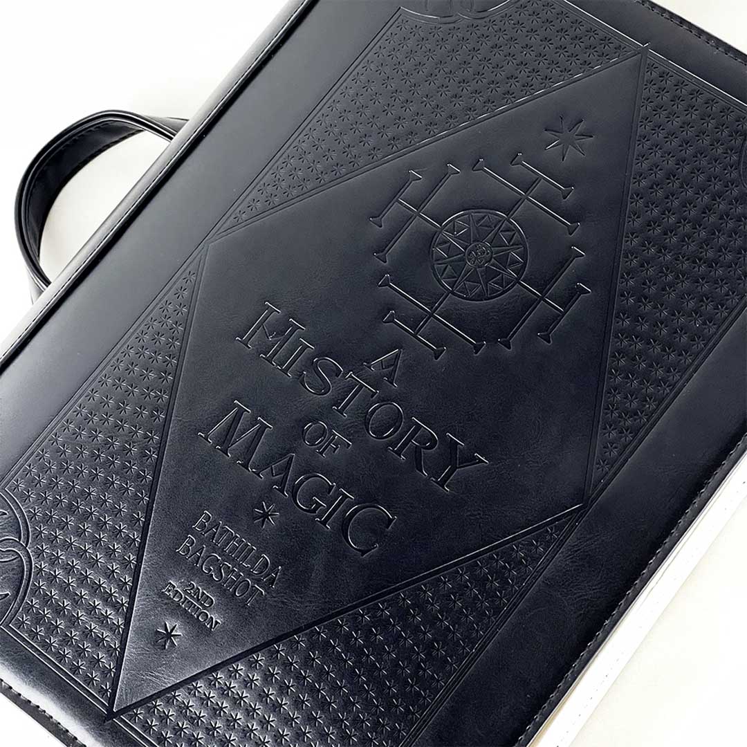 Harry Potter×Flapper 魔法史サッチェルバッグ ブラック | ハリー
