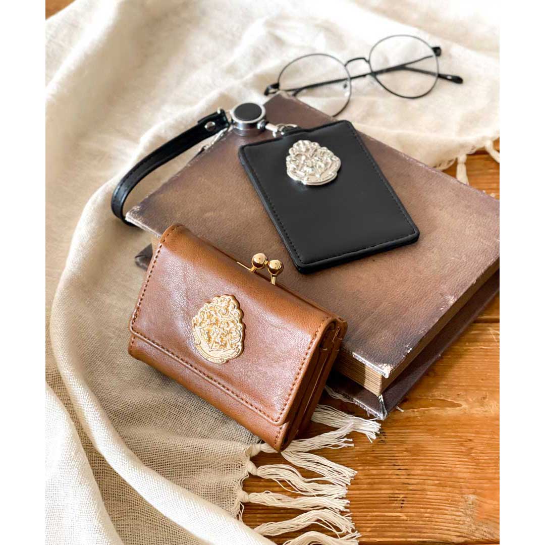 Harry Potter×Flapper ホグワーツエンブレムパスケース BK（ブラック