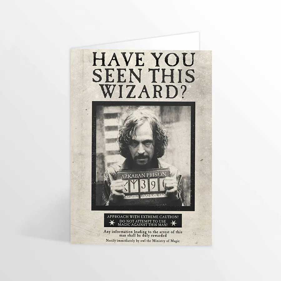 ハリーポッター　トレカ　プロップカード　シリウス・ブラック　指名手配ポスター ハリーポッター トレカ プロップカード シリウス・ブラック 指名手配