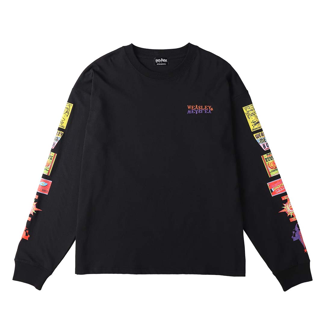 Harry Potter ロングTシャツ Amazon.com: Harry Potter Girls Hogwarts Long Sleeve Top Grey