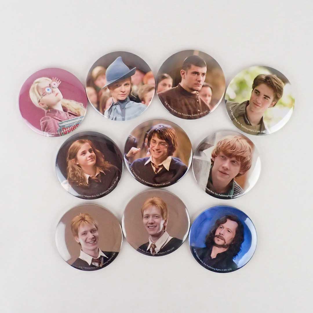 Harry Potter×Flapper フィルムアート缶バッチミラー3 ルーナ