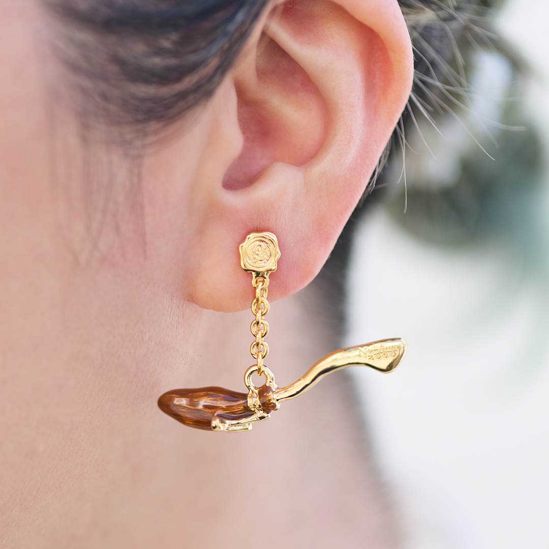 チョコレート ニンバス2000 イヤリング | ハリー・ポッター マホウドコロ