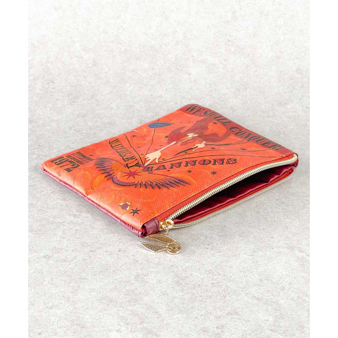 ハリーポッター Harry Potter×Flapper チャドリーキャノンズポスターポーチ | ハリー