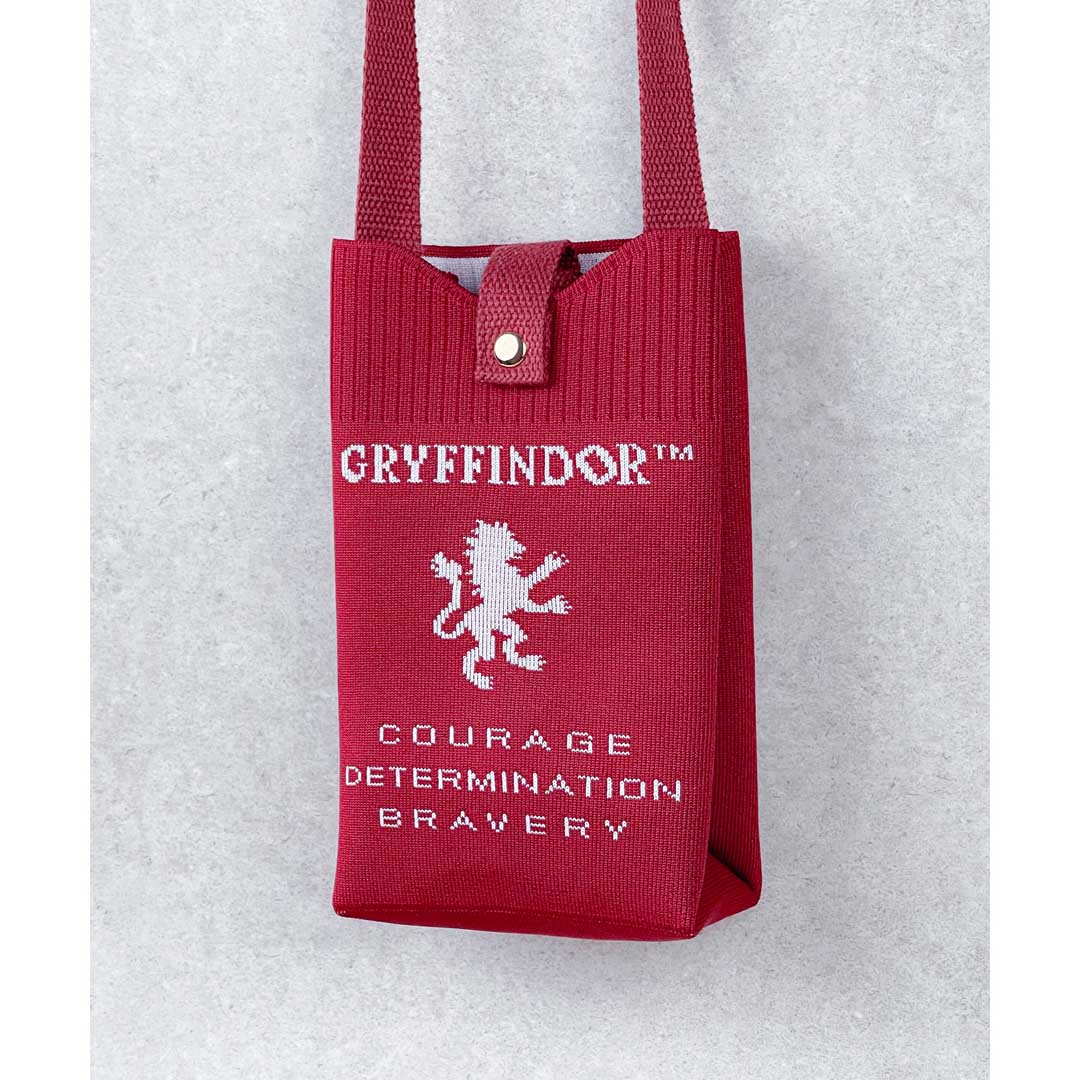 Harry Potter×Flapper 4寮エンブレムニットスマホショルダー WIN