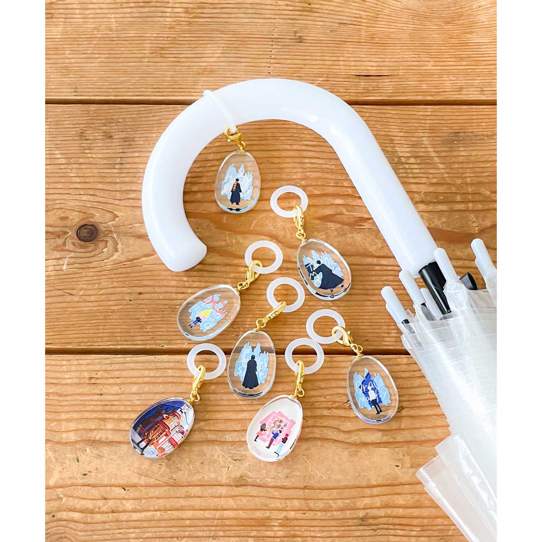 クリアパヴェクリップチャーム Harry Potter×Flapper アンブレラチャーム WW（ウィーズリー