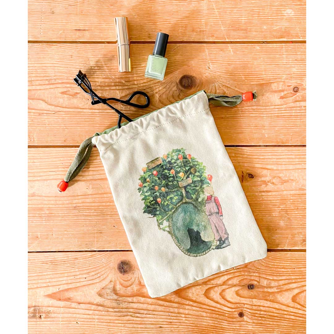 Harry Potter×Flapper すもも飛行船巾着ポーチ | ハリー・ポッター