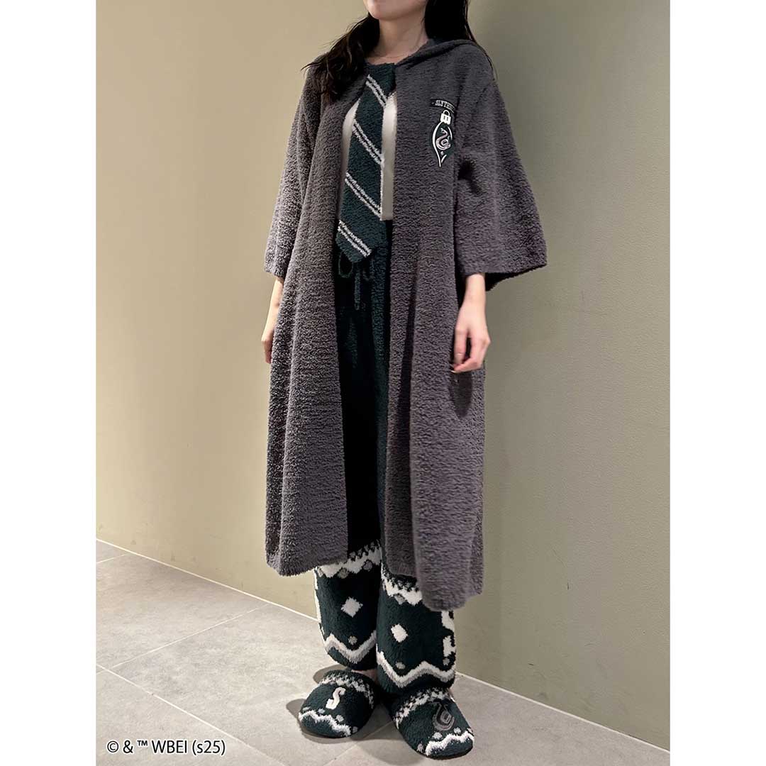 ハリーポッター　スナイデルホームコラボ⭐︎スリザリン⭐︎ロング　ニットガウン スナイデルホーム] ハリー・ポッター ニットガウン GRN スリザリン