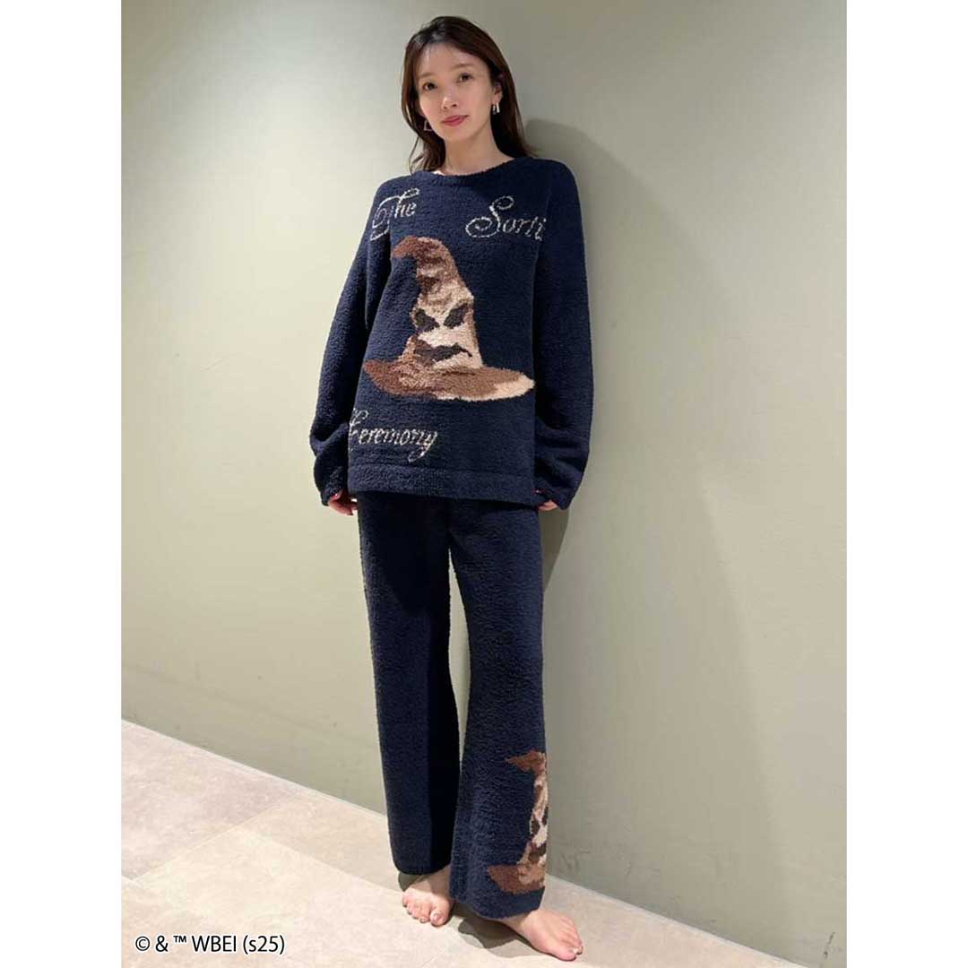 スナイデルホーム] ハリー・ポッター モチーフニットプルオーバー NVY