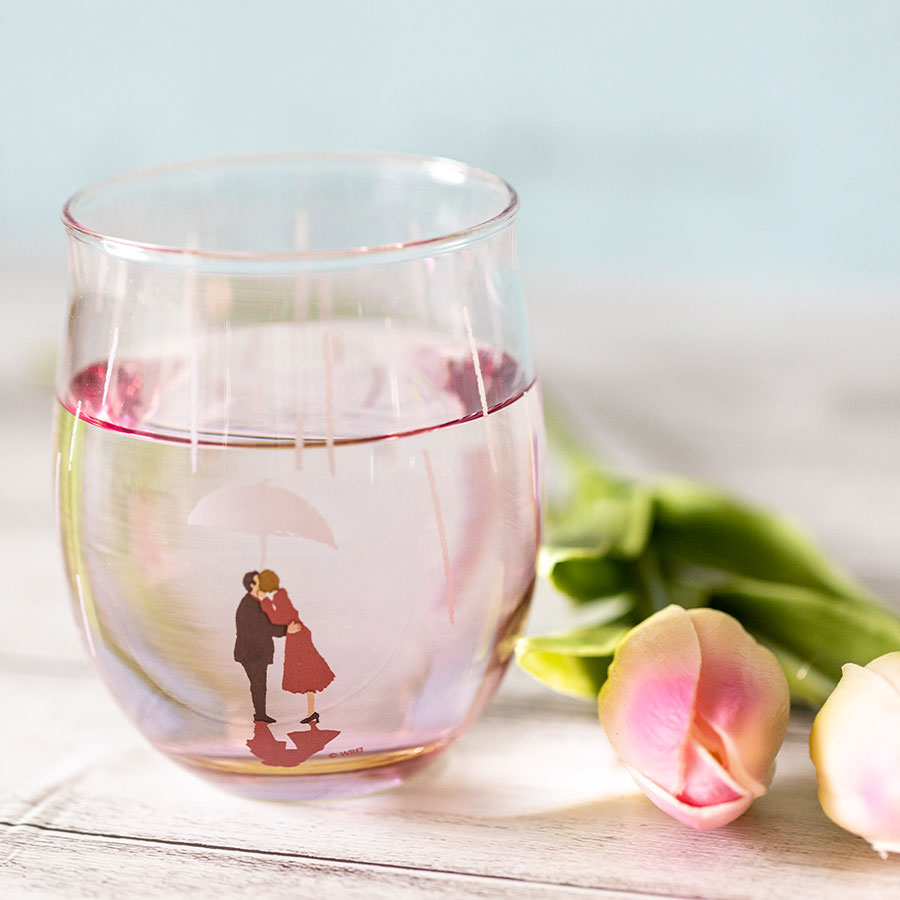 新品未使用】リスとチューリップのガラスオイルランプ（キッタヨーコ