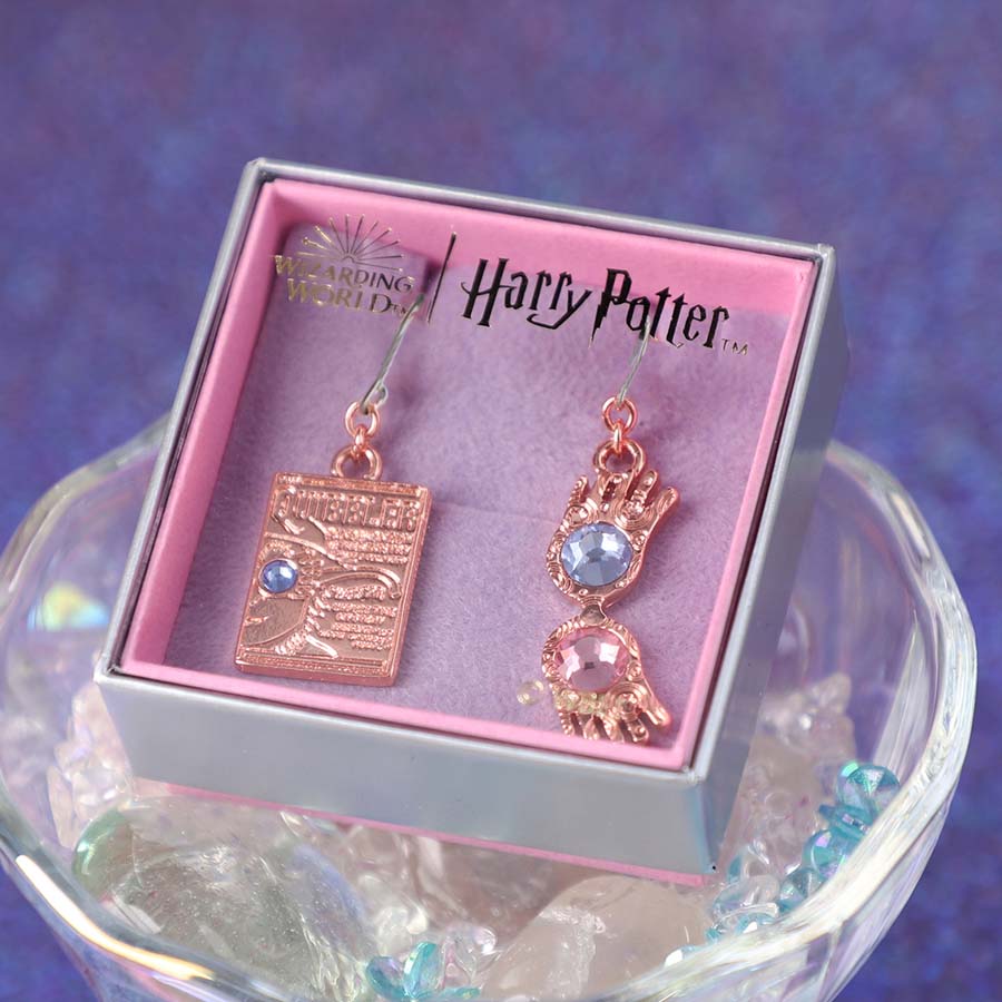 【未使用】ハリーポッター ルーナラブグッド メラメラメガネ ピアス ネックレス ルーナシリーズ メラメラメガネ ピアス | ハリー・ポッター
