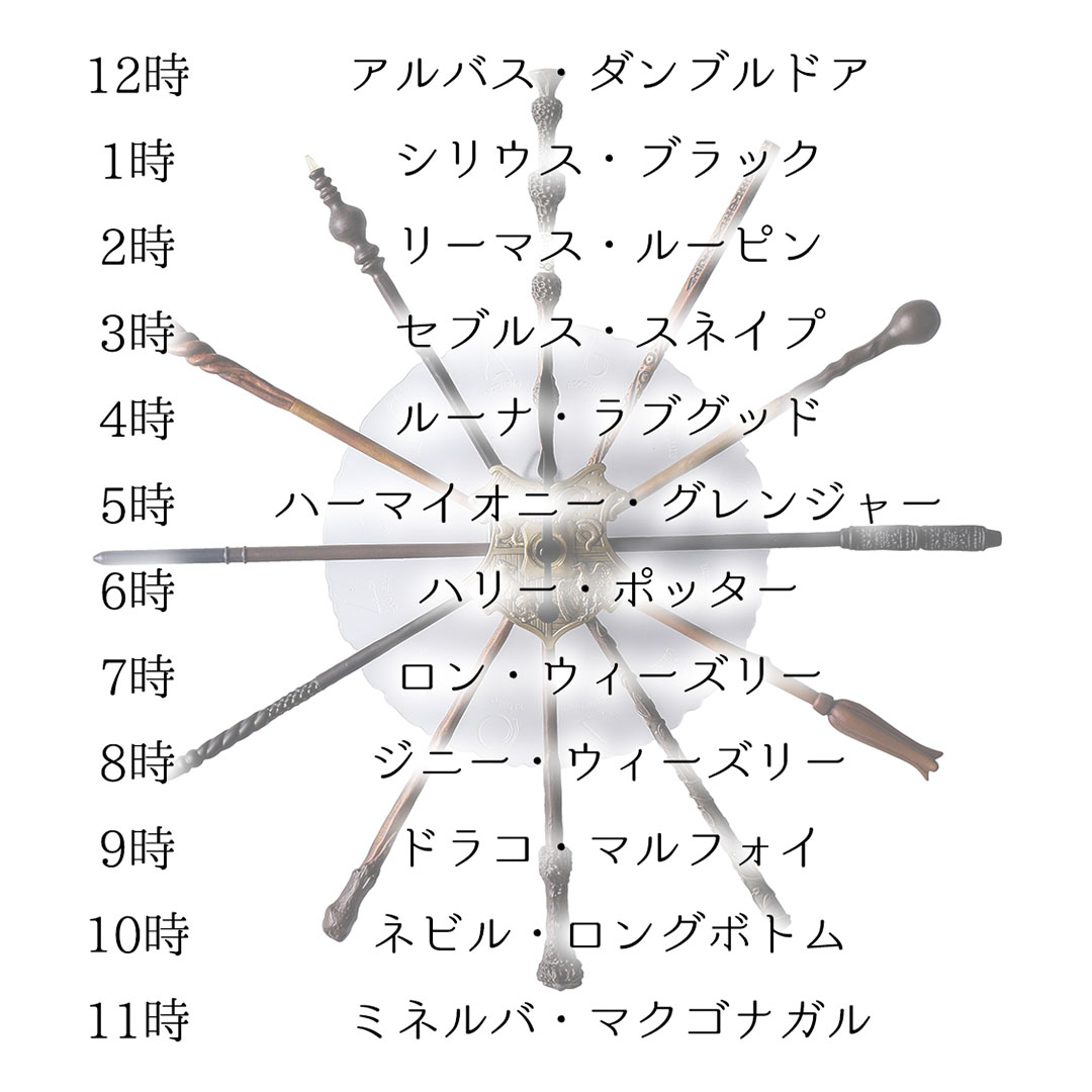 ハリー・ポッター ワンド ウォールクロック | ハリー・ポッター