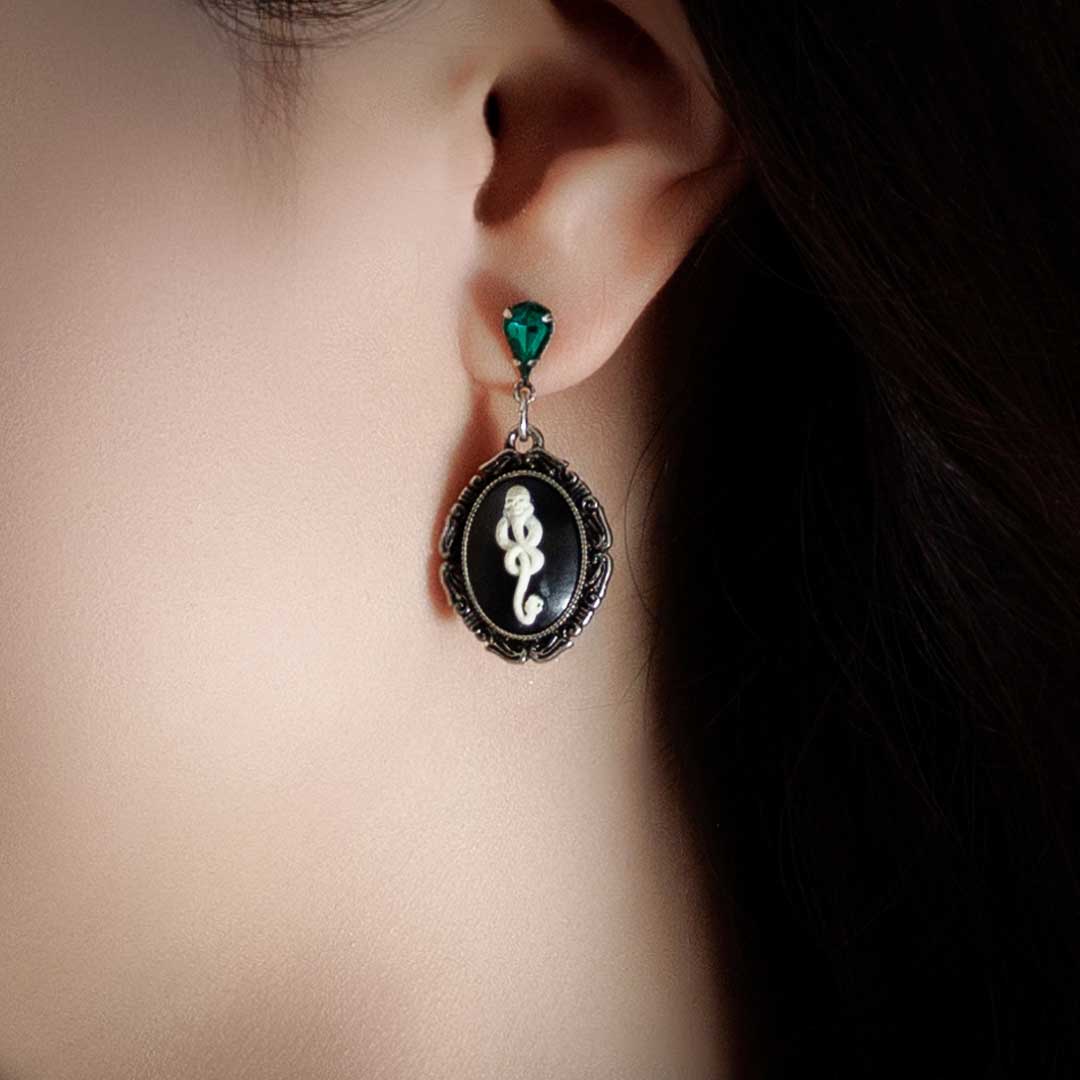 1510 ダークフェアリー 2way ハンドメイド イヤリング 1510 ダーク