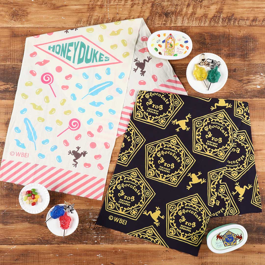 ハリー・ポッター 本染め手ぬぐい カエルチョコレート | ハリー