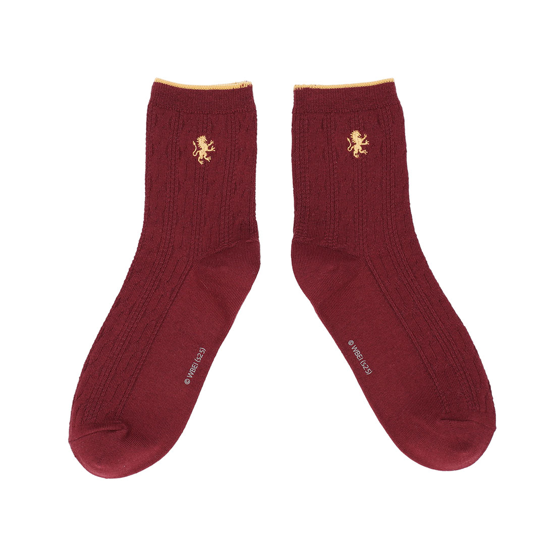 ハリー・ポッター グリフィンドール ケーブル編みソックス | ハリー