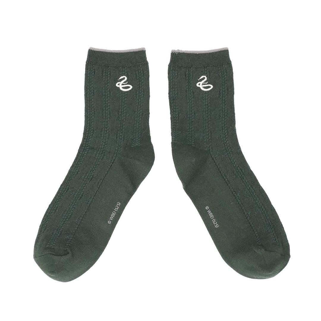 ハリー・ポッター スリザリン ケーブル編みソックス | ハリー