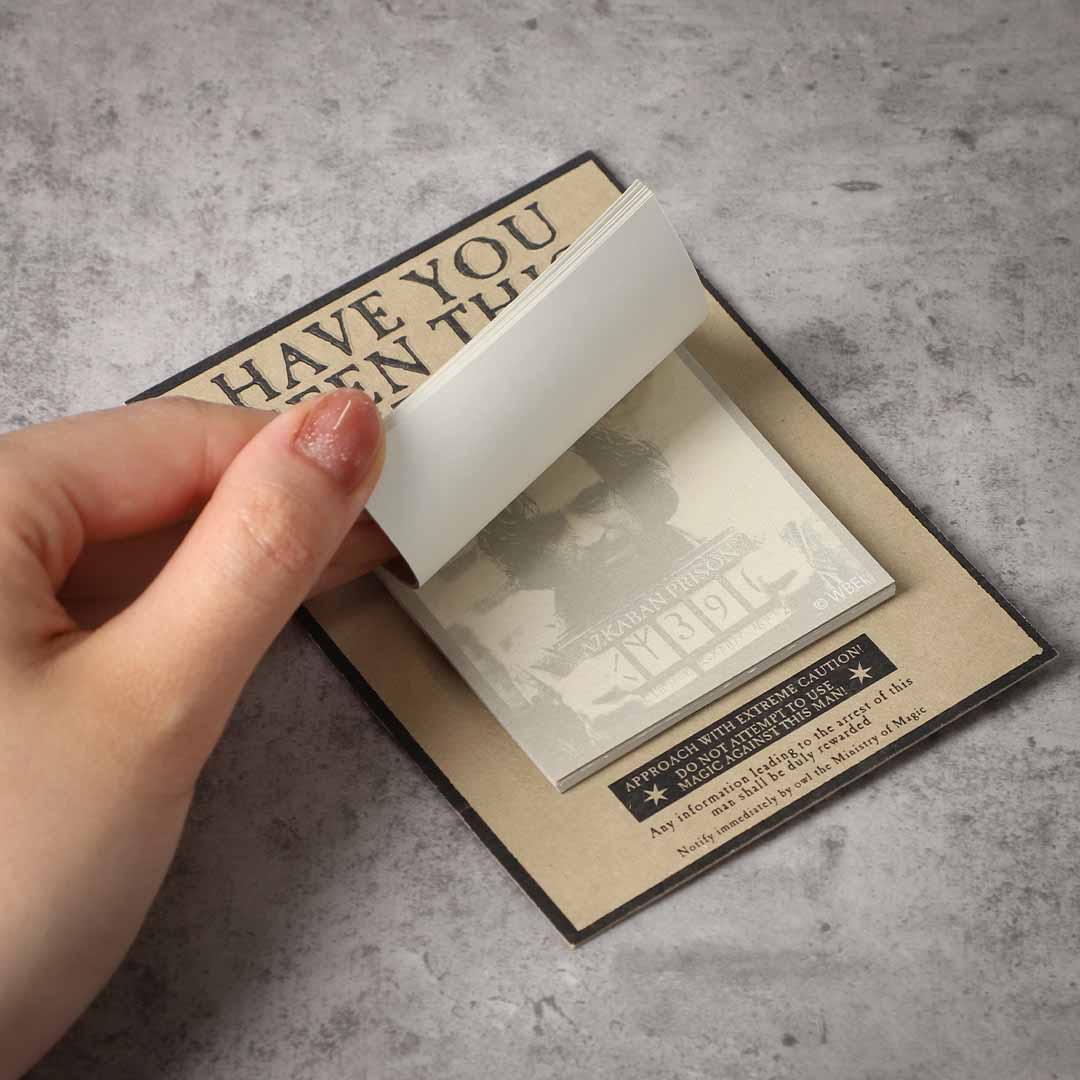 ハリー・ポッター シリウス・ブラックシリーズ 指名手配書風メモパッド