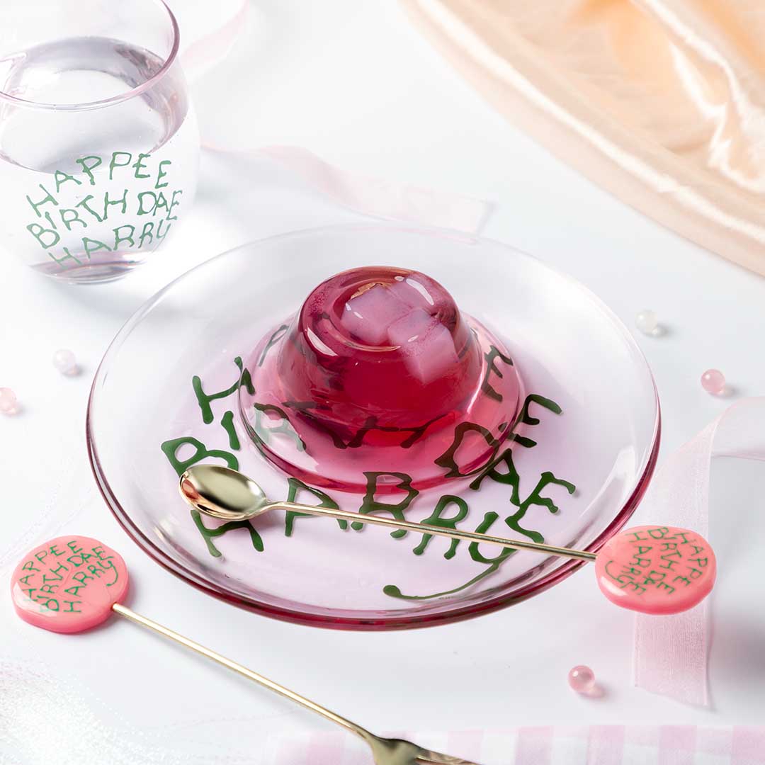 ハリーポッター　プレート　  ハリー・ポッター バースデーケーキ ガラスプレート | ハリー