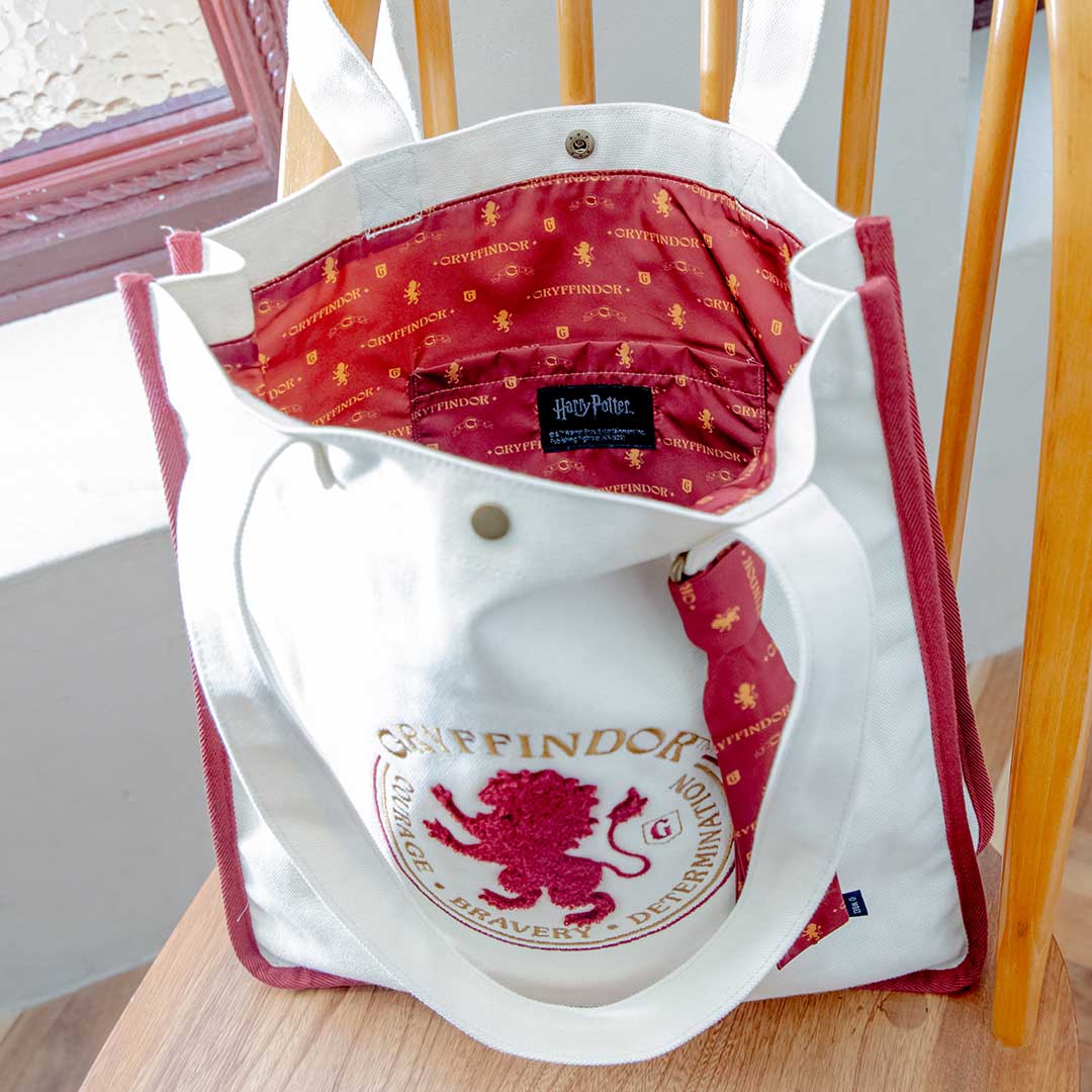 ハリー・ポッター グリフィンドール さがら刺繍トートバッグ