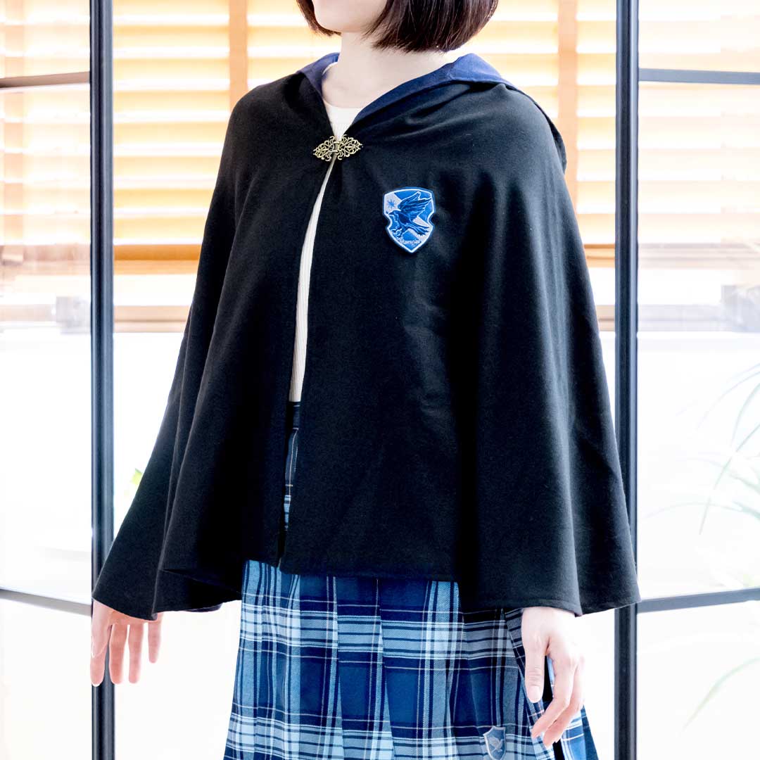 マホウドコロ【公式】ハリー・ポッター レイブンクロー 寮生ローブ ハリー・ポッター レイブンクロー 寮生フード付きケープ