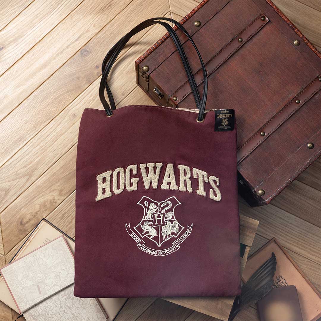 ハリーポッター Harry Potter ホグワーツ ロゴ バッグ 公式 ホグワーツロゴ サッチェル ブラック | ハリー・ポッター