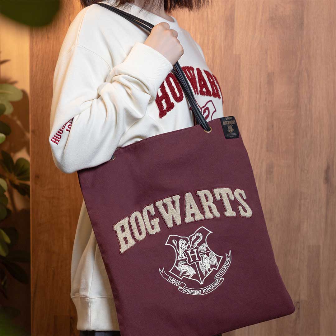 ハリーポッター Harry Potter ホグワーツ ロゴ バッグ 公式 ハリー・ポッター ホグワーツ リバーシブルトートバッグ