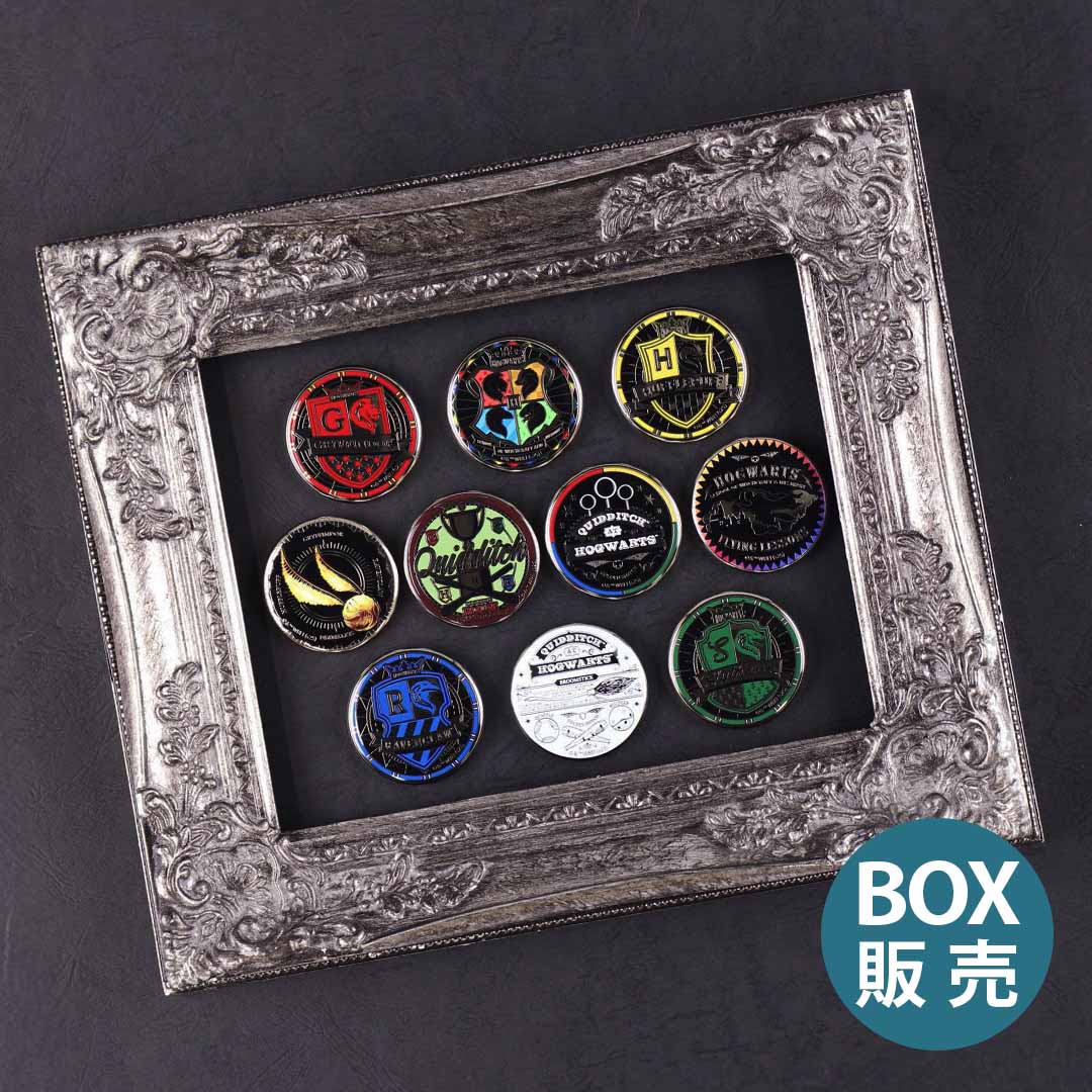 ハリーポッター缶バッジ多数セット 単品販売】金バッジ クィディッチ 全10種 | ハリー・ポッター マホウドコロ