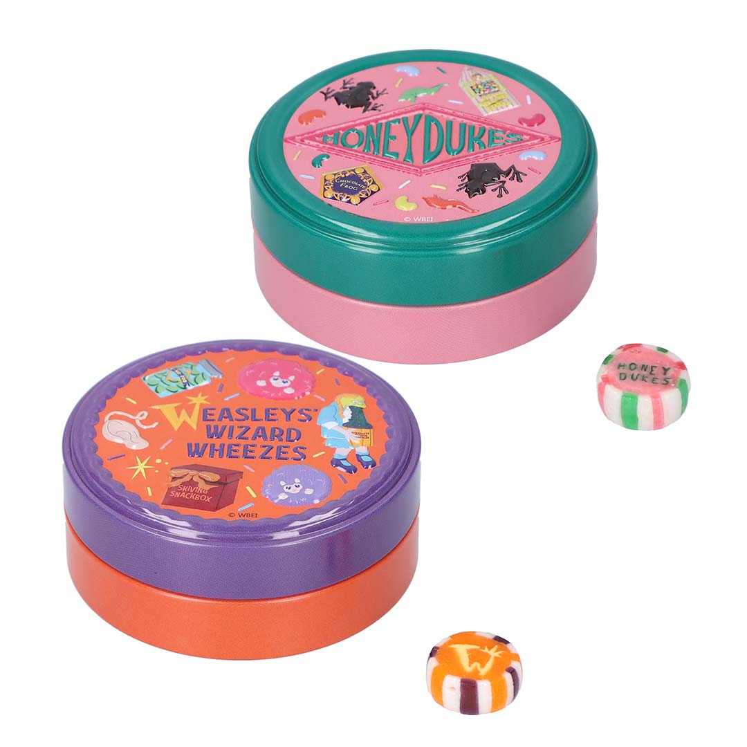 ウィーズリーウィザードィーズ プロップレプリカ キャンディ空缶 ハリーポッター ウィーズリーウィザードィーズ プロップレプリカ キャンディ空缶