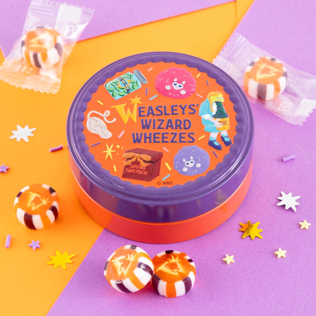ウィーズリーウィザードィーズ プロップレプリカ キャンディ空缶 ハリーポッター ウィーズリーウィザードィーズ プロップレプリカ キャンディ空缶