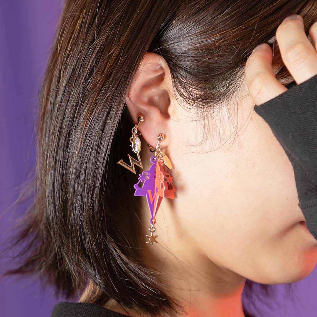 ハリーポッター トリカゴ アクセサリー ピアス ハリー・ポッター WWWシリーズ 看板風ゆらゆらイヤリング | ハリー