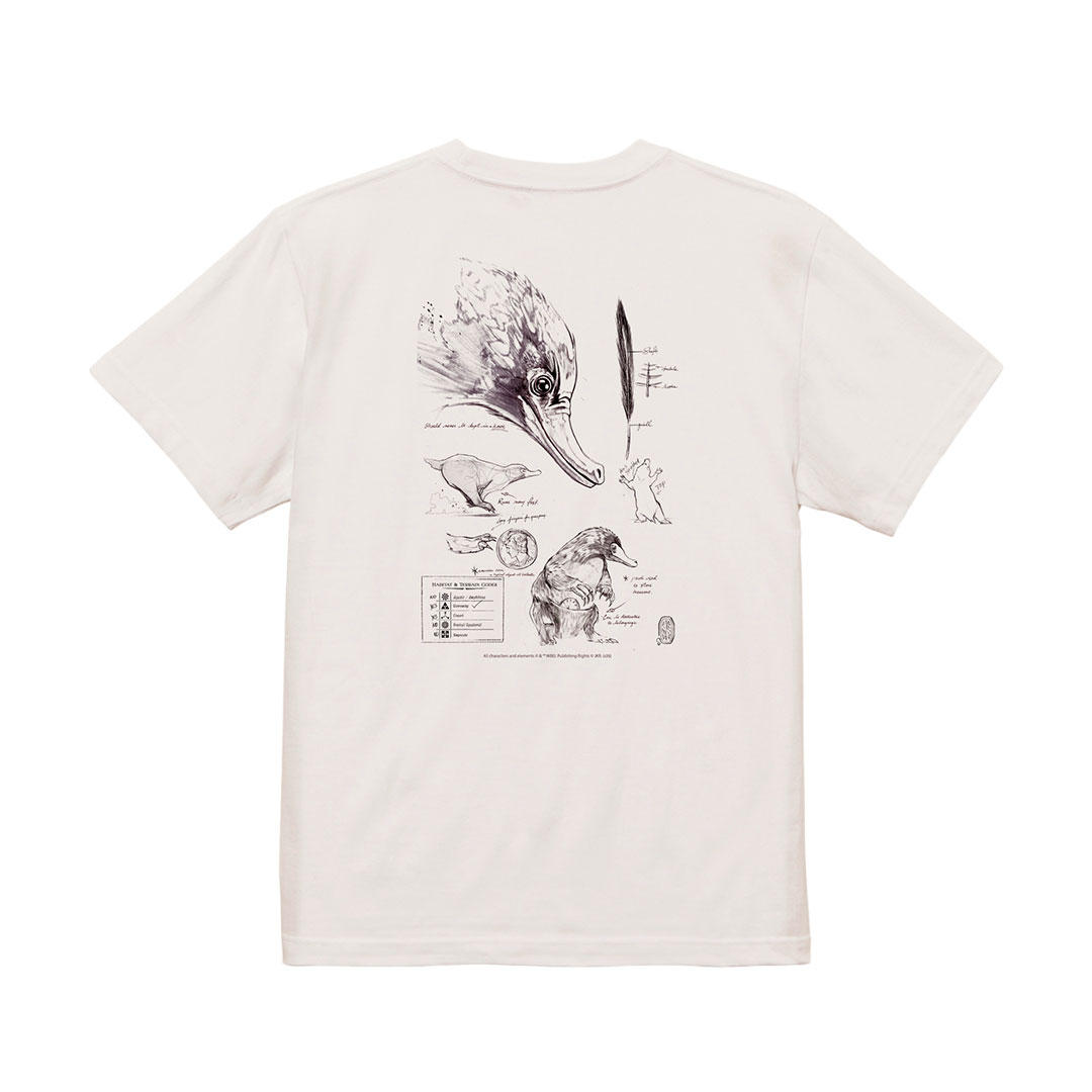 ファンタスティック・ビースト ニフラー Tシャツ バニラホワイト