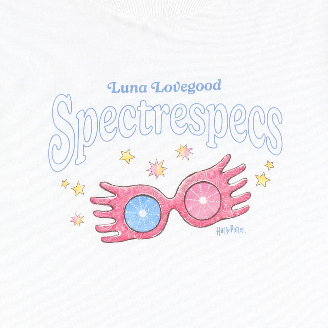 ハリー・ポッター ルーナ めらめらめがね Tシャツ ホワイト | ハリー
