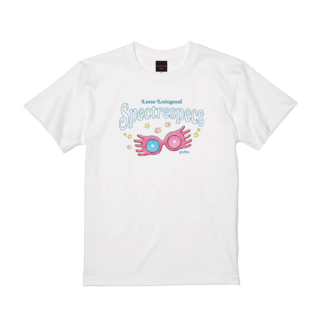 ハリー・ポッター ルーナ めらめらめがね Tシャツ ホワイト | ハリー
