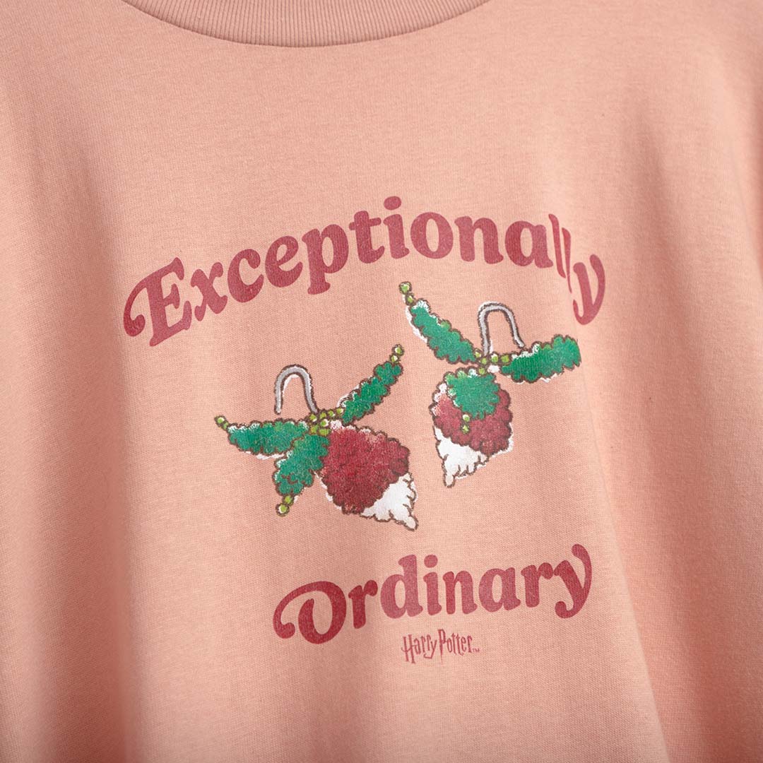 ハリー・ポッター ルーナ イヤリング Tシャツ ダスティピンク | ハリー