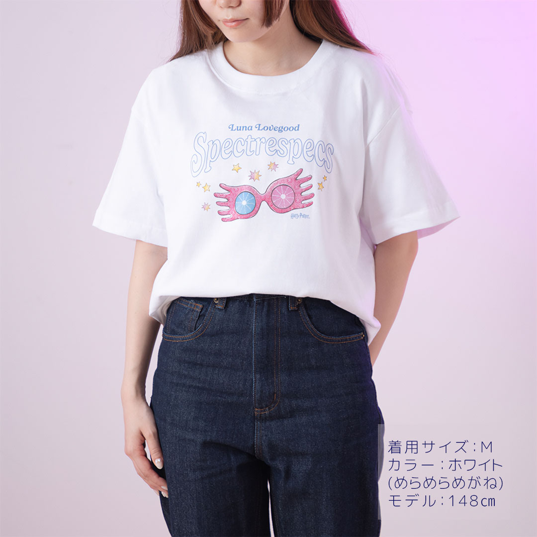 ハリー・ポッター ルーナ イヤリング Tシャツ ダスティピンク | ハリー