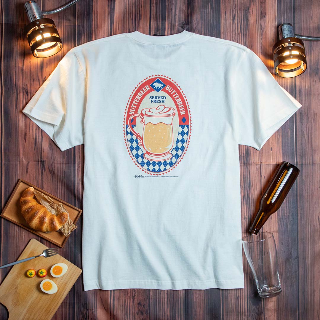 ハリー・ポッター BUTTERBEER Tシャツ ホワイト | ハリー・ポッター