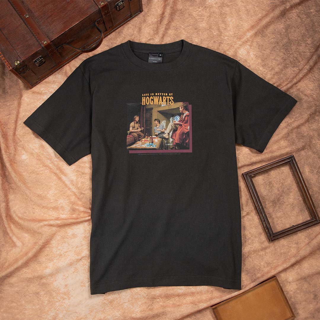 ハリーポッター Tシャツ ビンテージ　スペシャル ハリー・ポッター ムービーTシャツ クディッチ XLサイズ ブラック