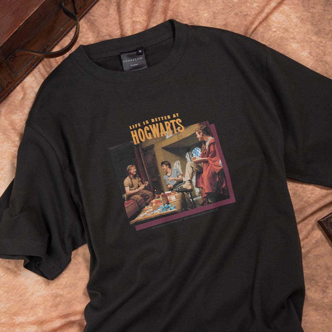 ハリー・ポッター Hogwarts Tシャツ スミブラック | ハリー・ポッター